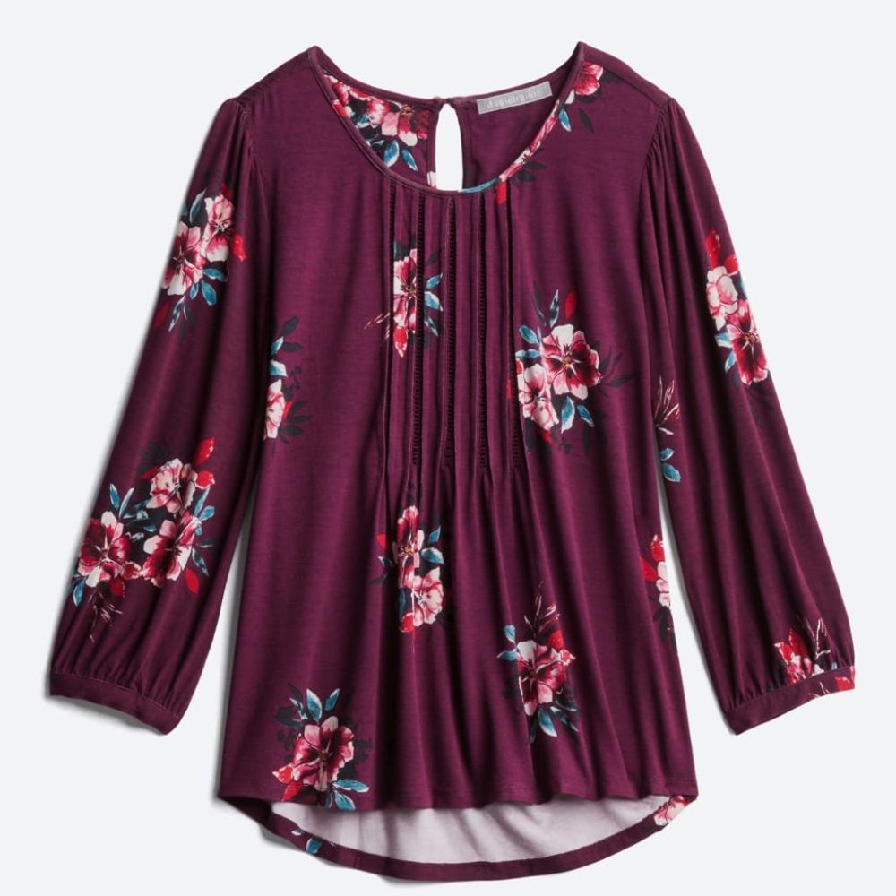 DANIEL RAINN Branwen Pleated Knit Top